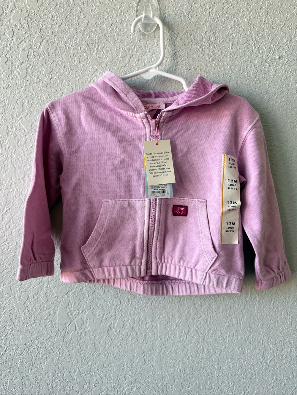 Target Lilac Hooded Zip Sweatshirt for Kids